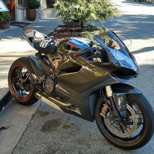 For Ducati ABS Plastic Injection Fairing Kit for 899 1199 2012 2013 2014 Carbon Fiber Color Motorcycle Bodywork Cowling