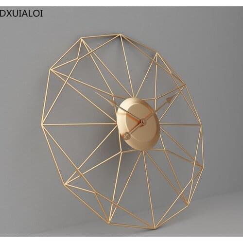 Creative Mediterranean Style Iron Watch Silent Wall Decor home Decoration accessories Living Room Decoration clock modern design