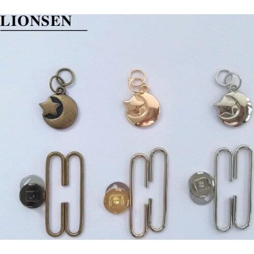 Lionsen 5CM Moon Star Metal Coin Metal Purse Frame 3 colors Bag Making Sewing Kiss Clasp Lock DIY Craft Wallet Accessaries