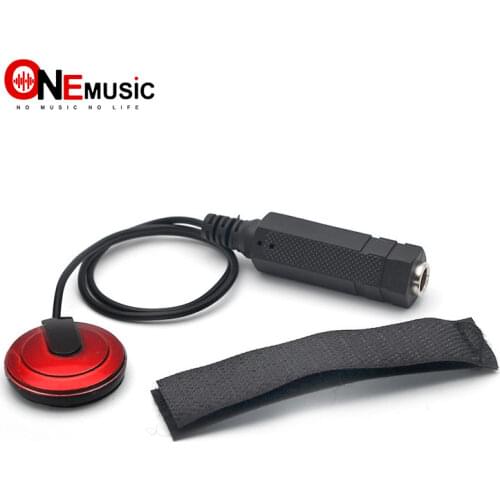 Piezo Contact Pickup 6.5mm Jack with Clip for Guitar Violin Banjo Mandolin Ukulele Stringed Instruments Universal