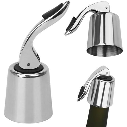 Wine Bottle Stoppers Stainless Steel Bottle Plug Kitchen Accessories Bar Tools