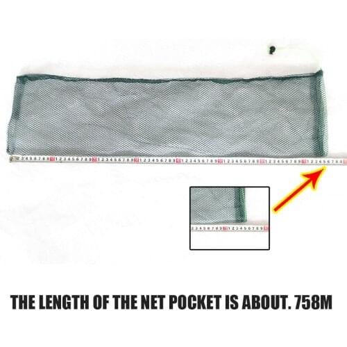 70CM X 20CM Nylon Carp Bag with Band Buckle Fish Keeper Net Emergency Carp Fishing Unhooking Mat Small Fishing Tackle Tool