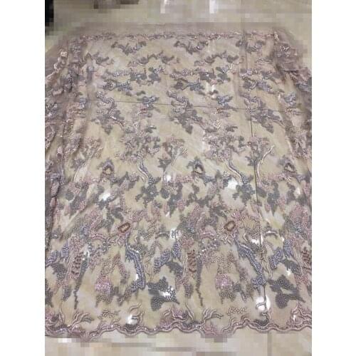 Good looking bridal lace fabric wholesale african french lace fabric SYJ-666828 embroidered lace fabric