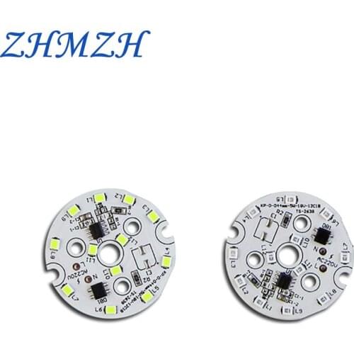 220V LED Chip 5W Supply LED Lamp Linear USB-HID Solution High Voltage Pcb Blue Green Light Color 2835 SMD Light Source Board