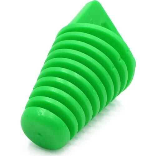 Uxcell a17070300ux0654 Green Rubber Motorcycle Muffler Silencer Wash Plug Fit for 33-62mm Outlet Dia