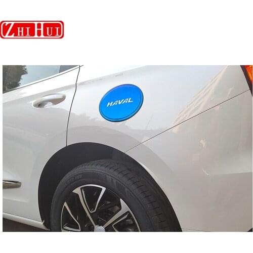 Exterior Car Styling Fuel Gas Tank Cap Cover Stickers For GWM HAVAL Hover Jolion 2021 Stainless Steel Cover Stickers Accessories