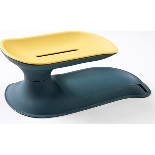 Rotating Soap Holder Non Slip Soap Stand Case Box Toilet Shower Tray Draining Rack Bathroom Gadgets Soap Dish Soap Tray Holder