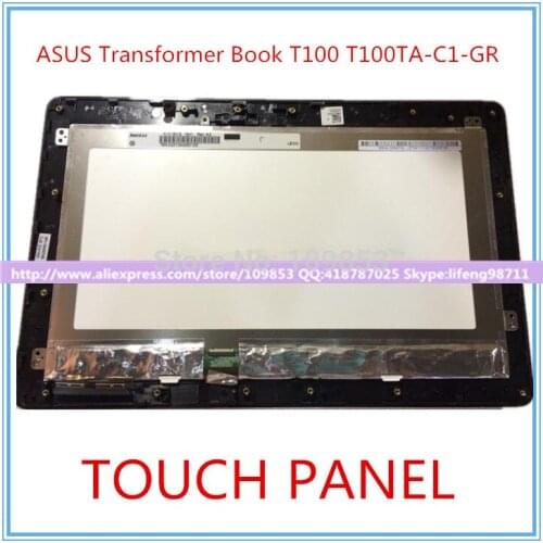LCD LED Touch Screen Digitizer Assembly + FRAME For ASUS Transformer T100 T100TA