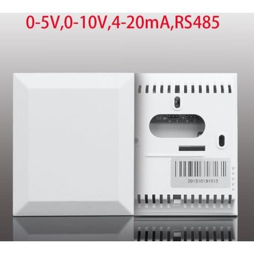 0-50'C 0-100%RH wall mounted type room temperature and humidity sensor 0-10V, 0-5V , 4-20mA , RS485 output transmitter