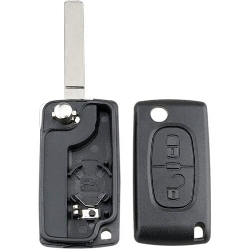 01A Fits C3 Replacement 2 Button Remote Key Fob Shell Case Ce0536 Va2 Key Fob Case Shell Cover Key Protector