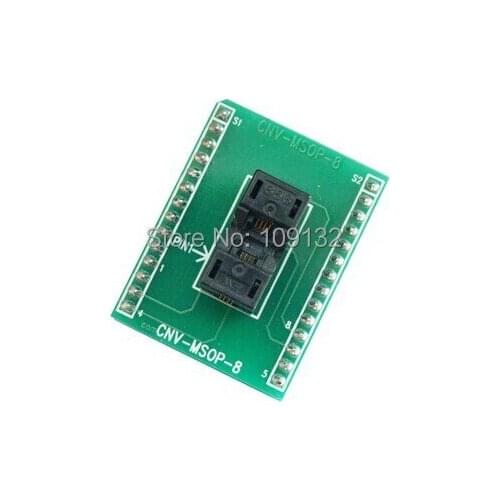 1PCS MSOP8 TO DIP8 Wells IC Test Socket Programming Adapter 0.65mm Pitch Free Shipping