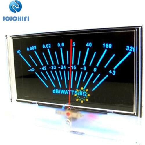 1pcs P-134 High-precision VU Meter Power Amplifier AMP Head DB Level Meter DAC Audio Power Sound Pressure Meter with Backlight