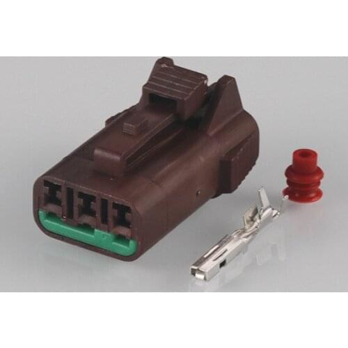 1 set pcs 3 Pin way 3.5 mm DJ7035A-3.5-21 series Automotive Sensor Pigtail Connector Plug 1J0973723