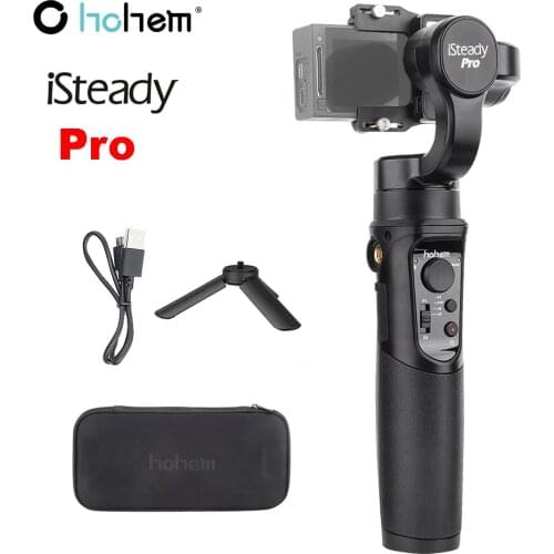 Hohem iSteady Pro 3-Axis Handheld Gimble for Sony RX0 DJI Osmo Action Gopro Hero 7/6/5/4/3 SJCAM YI Action Cameras