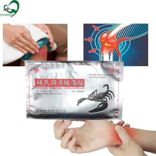 6Pcs Far Infrared Magnet Scorpion Patch Bone Hyperplasia Arthritis Cervical Spondylosis Rheumatism Pain Relief Chinese Plaster