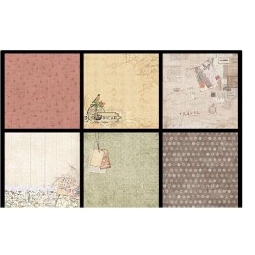 8 inch Vintage Handmade Decorative Gift Wrapping Book kit 20sheets/set,DIY Scrapbooking Paper pack Set,origami,paper craft