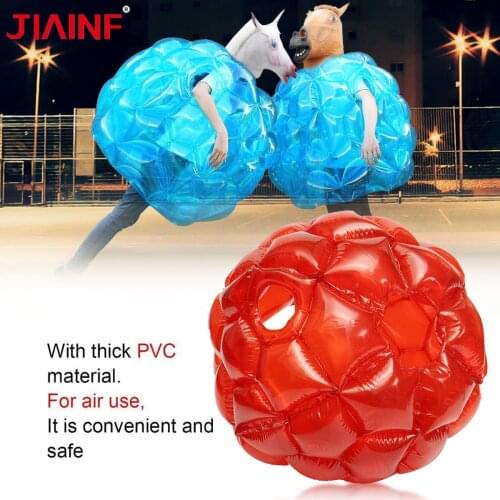 90Cm Blue Inflatable Zorb Ball Adult Pvc Bumper Ball Bounce Body Collision Casual Outdoor Games Sports For Gift