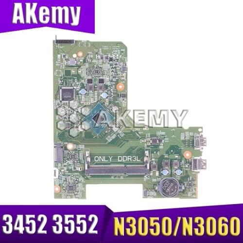 CN-0PW4MN PW4MN mainboard For DELL INSPIRON 3452 3552 laptop motherboard Iris BSW MB 14279-1 PWB:896X3 N3050/N3060 NOTEBOOK PC