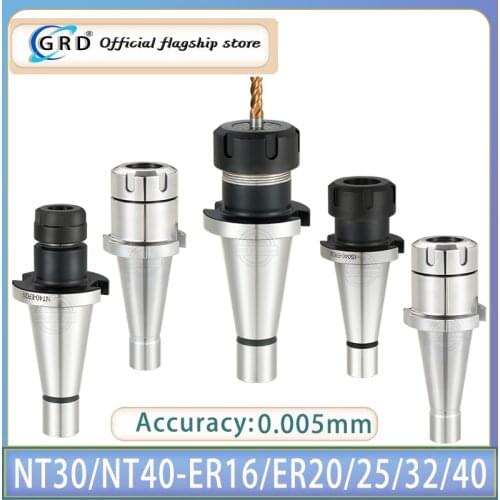 Nt-er toolholder R8 milling machine nt30 / NT40 / mt40-er32 NC milling toolholder Morse Er toolholder