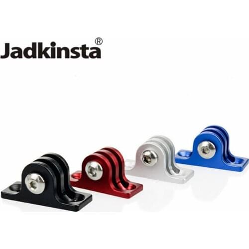Jadkinsta 50PCS CNC Aluminum Alloy Flat Base Universal Adapter Mount for GoPro Hero 4 5 3 Session Xiaomi yi 4K SJCAM SJ4000a