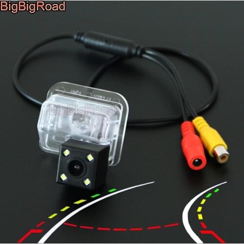 BigBigRoad Car Intelligent Dynamic Tracks Rear View Parking CCD Camera For Mazda CX5 CX-5 CX 5 Cx7 CX-7 2014 2015 2016 2017 2018