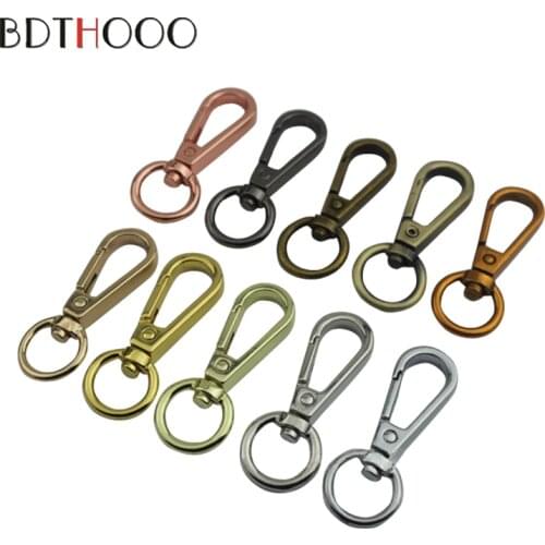BDTHOOO 10PCS Purse Hook for Bag Chain Frame Handle Rope Clasp Strap Accessories Swivel Snap Hook Buckle Metal Bag Holder Hooks