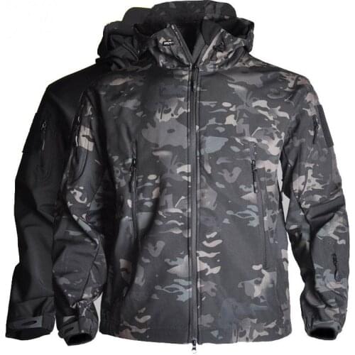 Military Coats Tactical Jacket Man TAD Softshell Army Waterproof Outdoor Sport Camouflage Hunting Clothes Shark Skin For Hiking
