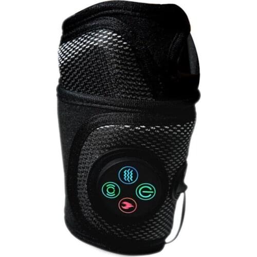 USB Electric Wrist Brace Hand Compression Air Massager Heating Vibration Massage Tool Wrist Brace Hand Pain Relief