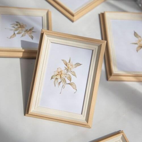 Nordic Style Wall-mounted Photo Frame Set-up 5-10 Inch Childrens Picture Frame Simple Wooden Photo Frame Home Decorations