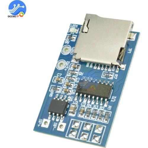 MP3 decoder dac board GPD2846A TF Card MP3 audio Decoder Board 2W Amplifier Module for Arduino decodificador analyzer