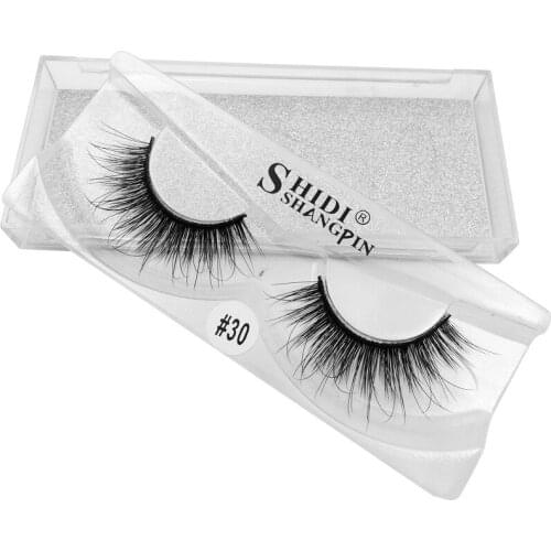 Mink Eyelashes 3D Mink Eyelashes Thick Handmade Full Eyelashes Eye Extension Lashes 1 Pair