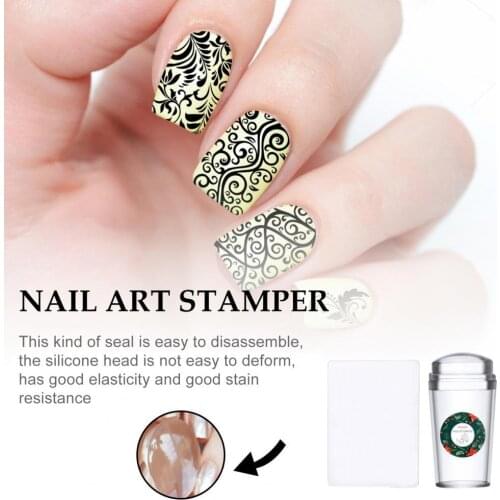 Stamp Nail Art Reusable Convenient Easy to Use Nail Tool Stamping Plates Seal for Fingernails