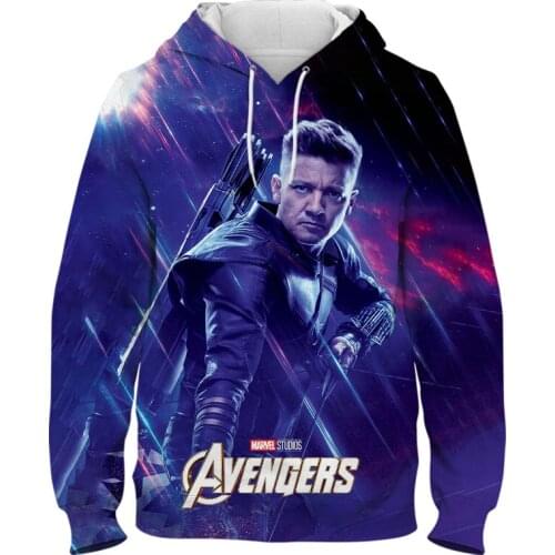 Marvel The Avengers Hawkeye Hoodies 3D Print Men Women Children Sweatshirts Pullover Long Sleeve Streetwear Jacke Coat Clothing