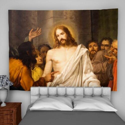 Jesus Christ Wall Art Tapestry Uniqued Custom Bedroom Home Decoration