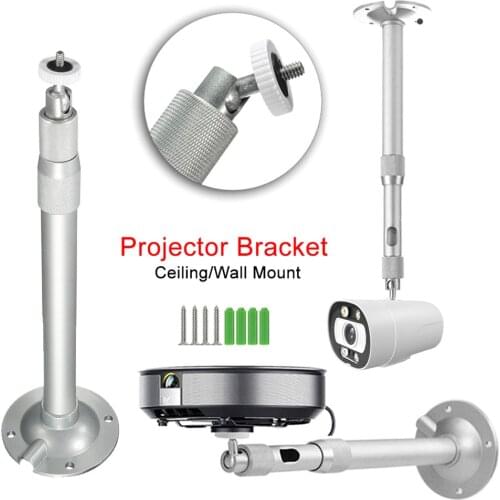 20-40cm Universal Projector Hanger Holder Projector Wall Support Ceiling Bracket Aluminum Rotatable Projection Mount Accessories