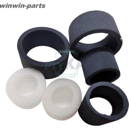 1 SET Scanner Pickup Roller Tires Exchange Roller Rubber for Canon DR-C125 DR-C225 High Quality Compatible New