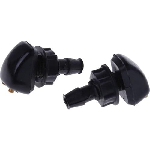 2 X Auto Car Front Windscreen Universal Washer Wiper Nozzle Water Spray DIY Kits For Vol~vo For V~W Replacement