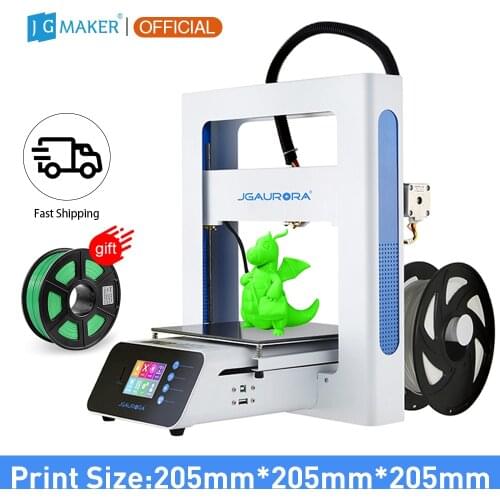 JGMAKER 3D Printer A3S DIY Kit Metal Frame Fast Assemble Filament Run Out Detection Resume Printing 3D Impressora JGAURORA