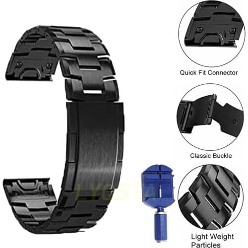 Lighter Harder Titanium Alloy Quick Release Wristband For Garmin Fenix 5 5X 6 6X 935 945 Sports Bracelet SmartWatch Accessories