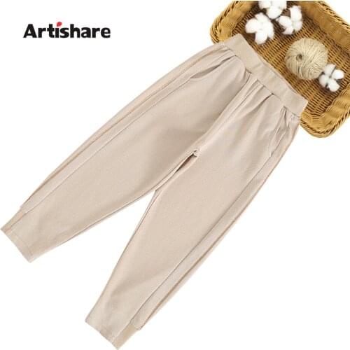Girl Pants Solid Color Sweatpants For Girls Casual Style Pants Kids Spring Autumn Kids Clothes Girls 6 8 10 12 14