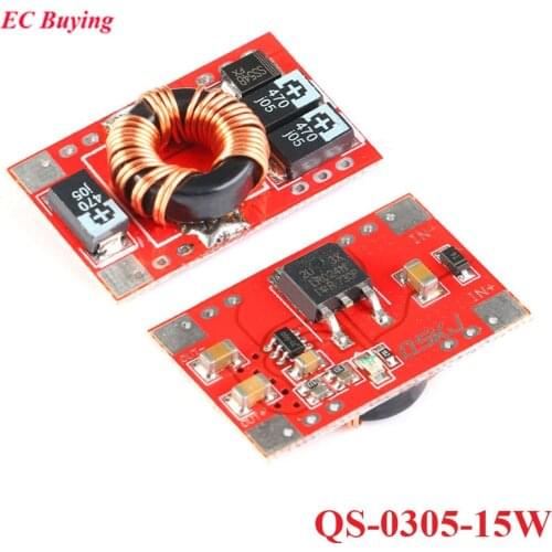 DC-DC Boost Module Converter 3V 3.7V 4.2V Step Up 5V 3A 5A 15W Lithium Battery Power Supply Charger Module Board LED Indicator