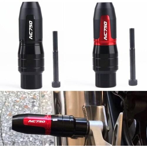 Laser LOGO NC750 Motorcycle CNC Aluminum Exhaust Sliders Crash Protector Frame Crash Pads For Honda NC 750 NC750X NC 750X/S