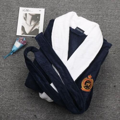 Cotton Winter Robes For Men plus size XXXL Warm Bathrobes Long Mens Bathrobe Male Dressing Gown Homewear Pijama Male Kimono