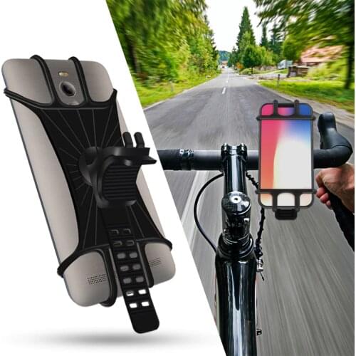 Driving mobile phone bracket for iPhone Samsung universal mobile phone bracket bicycle handlebar clip bracket GPS bracket