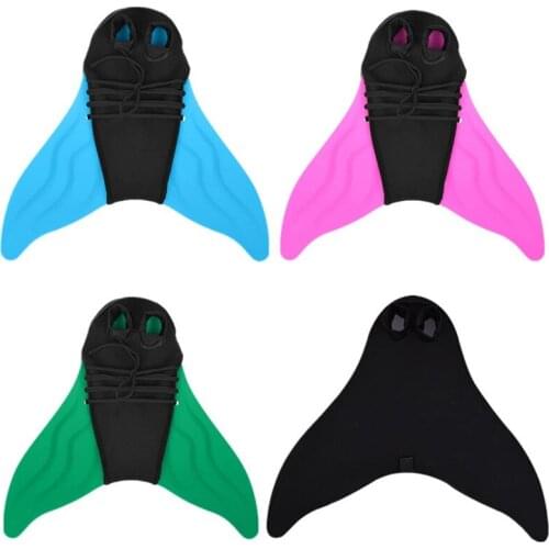 Adult Swim Fins Children Training Flippers Kids Mermaid Swim Swimming Foot Flipper Diving Feet Tail Swimming Equipment