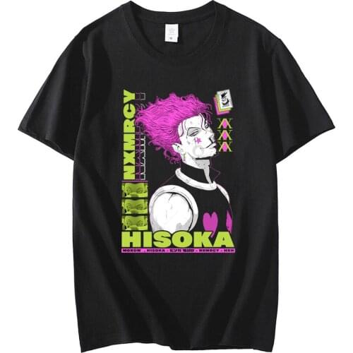 Hot Sale Trend Brand Couple T-shirts Hunter X Hunter Hisoka Morow Print Fashion Printed Unique T-shirt Classic Unisex Trip Wears
