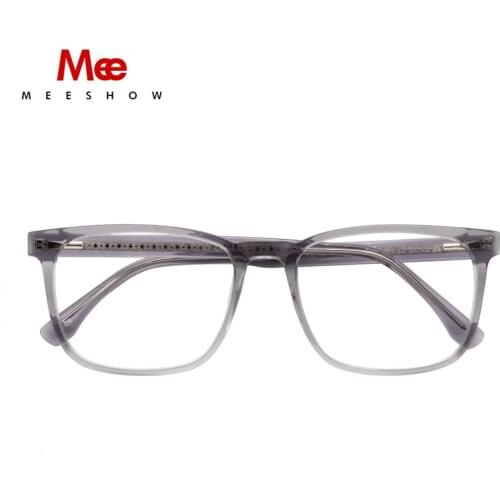 Meeshow Acetate Clear Eyeglass Frame Glasses Eyeglass Women Accessories Eyeglasses Frames Mirror Acetate Eyeglass Frames Solid