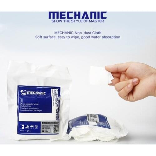 MECHANIC HK4090 Soft Cleanroom wiper cleaning Non Dust Cloth Dust Free Paper Clean LCD Repair cloth for mobile phone repair