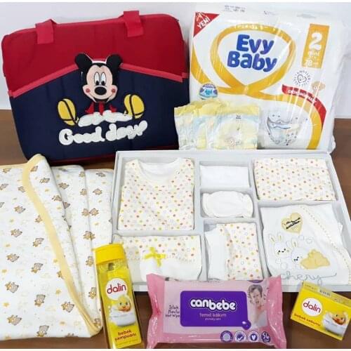 Yellow Mother Baby the Birth Preparation Bag Set