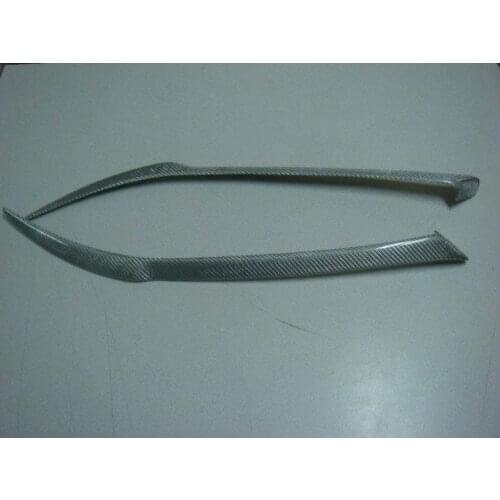 Carbon Fiber Headlight Eyelids Eyebrows for 2007-2009 Honda Stream